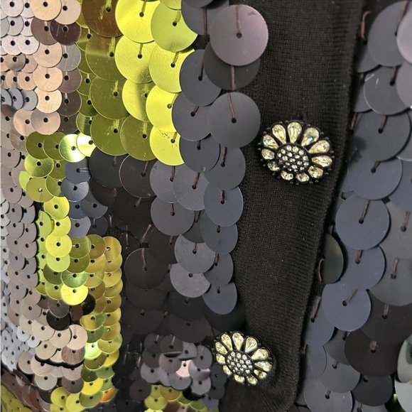 ST. JOHN Couture collection sequin sweater - Picture 2 of 5